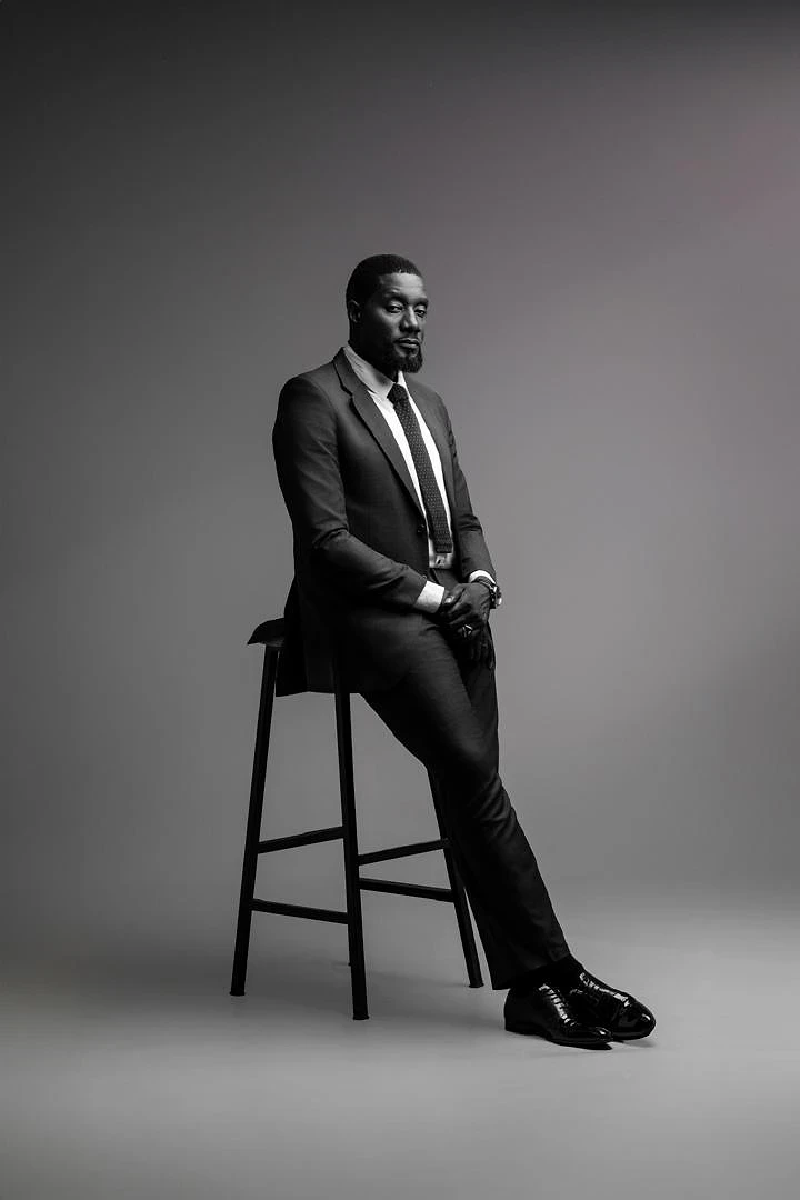 Salim A. Issa (Gabo Zigamba), founder of Gabz Media, black and white portrait